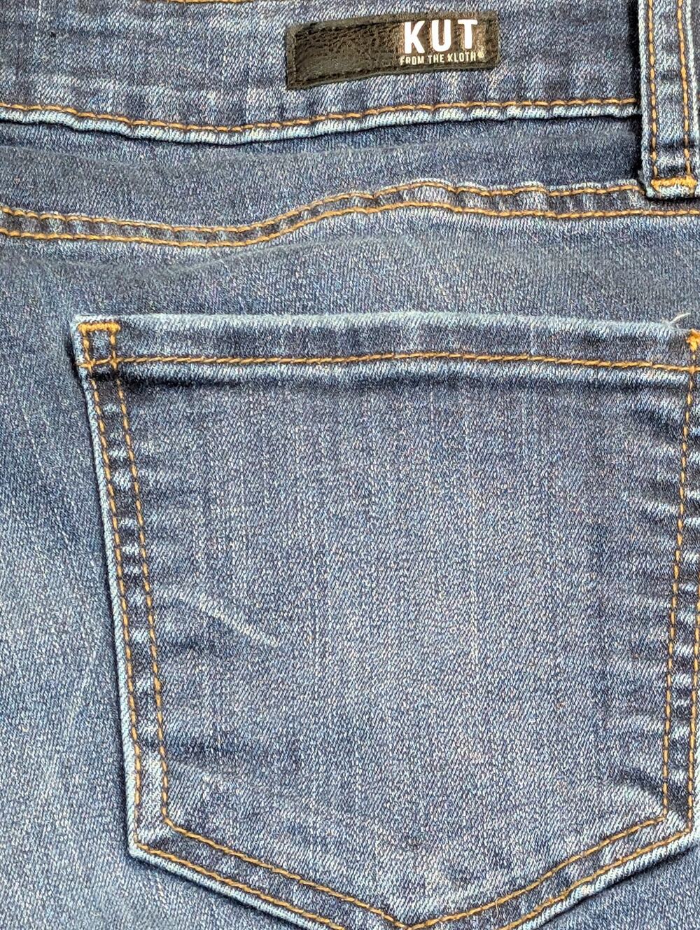 Kut from the Kloth Jeans Women's 4 Medium Wash High Rise Skinny Ankle (1104)